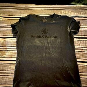 Smith and Wesson tshirt.
